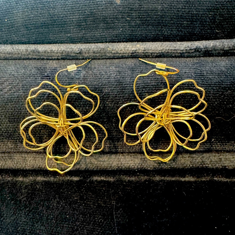 Handmade Gold tone Earrings